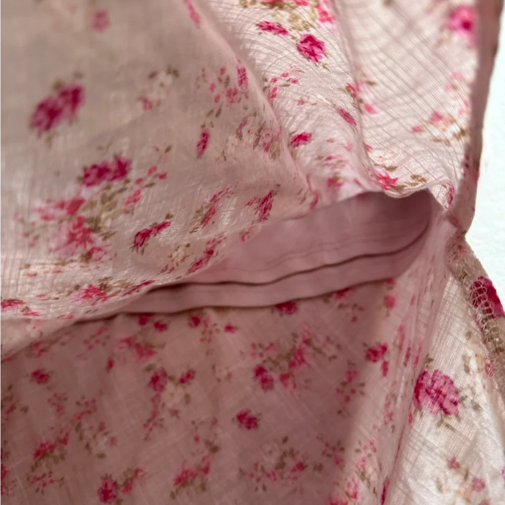 Pink Rose | Floral Matching Skirt Set